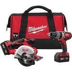 Milwaukee B455672 M18 Cordless Combo Compact Hammer Drill/metal SAW/2 Battery. Fixed Price $621.25.