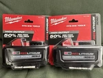 2 Pack New Milwaukee 48-11-1880 M18 High Output 18V 8AH XC8.0 Cordless Battery. Fixed Price $159.99.