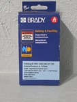 Brady M5C-1500-595-WT-BK Combined Label And Ribbon Cartridge 1/2" X 25' Vinyl. Fixed Price $55.00.