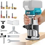 Cordless Router Compatible With Makita 18V Battery(tool Only), 800W Brushle. Fixed Price $110.78.