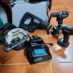 Makita 18V Sub Compact Circular Saw, Reciprocating Drill Driver, Impact Dr.. Fixed Price $299.99.