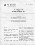 Delta Rockwell 50-146 Lathe Bench And 46-864 Countershaft Unit Instructions. Fixed Price $20.24.