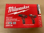 New Milwaukee M12 12V Lithium-ion Cordless Drill Driver Impact Combo Kit. Fixed Price $129.99.