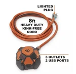 Ridgid 3-OUTLET Power Ball Extension Cord Plus Usb. Fixed Price $14.99.