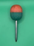 Vintage Ribbed Palm Screwdriver: Red & Green Handle Tool Usa. Fixed Price $12.58.