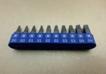 New Kobalt 10PC Square Screwdriver Bit Set With Holder/organizer, S0-S4. Fixed Price $10.25.