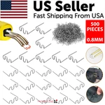 500PCS Hot Stapler Staples Repair Kit For Plastic Welder Gun Car Bumper Fender. Fixed Price $8.69.