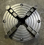 Craftsman 109 Jaw Independent Metal Lathe Chuck 3/4 -16 Threaded Back 111.. Fixed Price $149.99.