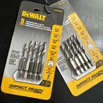 Dewalt DWADT5SET Pc Impact Ready Combination Drill And Tap Bits. Fixed Price $40.00.