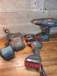 Bosch 18V Lithium-ion Battery Tool Set 1/2" Impact Drill 3XBATTERIES & Charger. Fixed Price $119.99.