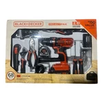 Black+decker 20V Max* Drill & Home Tool Kit, 68 Piece - LDX120PK. Fixed Price $99.00.
