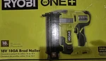 Ryobi One+ 18V Airstrike 18GA Brad Nailer P321 Gun Yellow Black. Fixed Price $90.00.