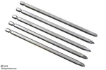 (5) 6" Long Philips Screwdriver Bits Size #2 Crv 6150 Steel. Fixed Price $7.95.