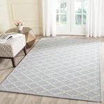 Safavieh Cambridge Light Blue / Ivory Wool Area Rug 5' X 8' CAM137A-5. Fixed Price $199.99.
