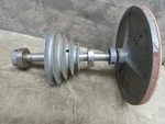 Vtg Machinist Jeweler Lathe Countershaft Step Pully 8" Sanding Plate Craftsman. Fixed Price $195.00.