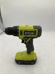 Ryobi PCL206 Cordless Drill 18 Volt 1/2 In Driver W/ 1.5 Ah Battery. Fixed Price $54.00.