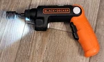 Black & Decker BDCSFL20 Orange 4-VOLT 180RPM Li-ion Cordless Screwdriver. Fixed Price $19.79.