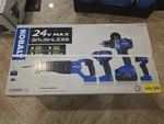 Kobalt Klc 4424A-03 24V Brushless Power Tool Combo Kit. Fixed Price $220.00.