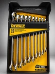 Dewalt 10 Piece Metric Combination Wrench Set DWMT72166. Fixed Price $46.75.