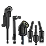 6PCS Right Angle Drill Attachment Set W/ 105 Bit +1/4 3/8 1/2. Fixed Price $15.99.