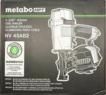 Metabo Hpt/hitachi NV45AB2 Coil Roofing Nailer Gun New Box. Fixed Price $229.00.