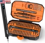 155 Mini Electric Screwdriver Cordless, Precision Power Set,. Fixed Price $77.04.