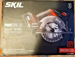 Skil Pwrcore 20V Lithium-ion 6-1/2 In. Cordless Circular Saw Kit CR540602. Fixed Price $91.00.
