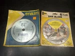 2 Vtg Emblem Plywood 5 " Saw Blade & 6 Stanley Lot Chrome Nickel Moly Steel. Fixed Price $76.13.