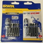 Irwin 1874222 Impact Power Bits And Extension 6 Piece Set. Fixed Price $10.00.