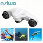 Asiwo Underwater Thruster Dual Motor Power Indicator W/action Camera Mount White. Fixed Price $379.00.