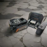 Ridgid Max Output Starter Kit 18V Lithium 4.0AH Battery And Charger Set. Fixed Price $75.99.