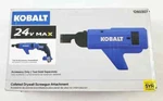 Kobalt 24-VOLT Collated Fastener Brushless Screw Gun. Fixed Price $39.95.