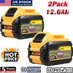 2X 12.0AH Battery For Dewalt 20V 60V DCB612 Flexvolt Li-ion DCB609-2. Fixed Price $84.99.