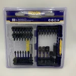 Irwin 33-PC. Impact Screwdriver Bit Set IWAF1333 Phillips Square Star And Hex. Fixed Price $36.99.