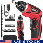 Cordless Electric Screwdriver Set 8V Rechargeable 10NM Torque Led Light 28 Pcs. Fixed Price $52.49.