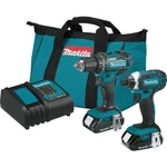 Makita 2-TOOL 18V Lxt Lithium-ion Drill/driver & Cordless Combo. Fixed Price $232.93.