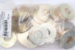 (50-PK) Kimball Midwest Tension Flat Washer Uss Alloy Steel Yellow Zinc Plated. Fixed Price $91.33.