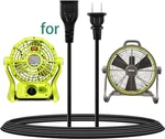 Power Cord For Ryobi P3320 P3340 One+ Lithium Hybrid Ion 18V Portable Fan. Fixed Price $10.39.