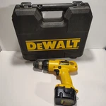 Vintage Dewalt DW953 12V Cordless Drill W/ Battery & Case Untested. Fixed Price $34.95.