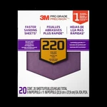 3M Pro Grade Precision Faster Sanding Sheets W/ No-slip Grip Backing SHCP220-PGP. Fixed Price $84.10.