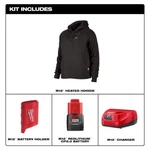 Milwaukee 306-21 M12 Heated Hoodie Jacket Kit With 2.0 Battery & Charger. Fixed Price $109.99.