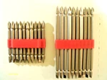 20 Pieces Double End Power Bit, Plastic Holder 3 1/2" And 6" Long # 2PH X 1/4". Fixed Price $27.99.