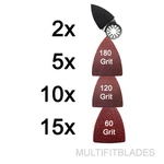 32PC Oscillating Tool Finger Sanding Kit - Ridgid Jobmax, Ryobi Jobplus Fit. Fixed Price $15.95.