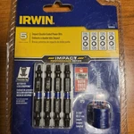 Irwin Pieces Impact Double-ended Power Drill Bits 1903522 T15, T20, T25, T30. Fixed Price $8.00.
