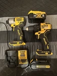 Dewalt DCF840 20V Max 1/4" Impact And Drill Set. Batteries Charger. Fixed Price $189.99.