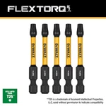Dewalt Flextorq 1/4-IN 2-IN Torx Impact Driver Bit 5 Pcs. Fixed Price $5.98.