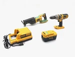 Dewalt DC901 36V Cordless 1/2" Drill, DC305 Reciprocating Saw, Battery & Charger. Fixed Price $161.95.