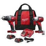 Milwaukee 2691-22 M18 18V Cordless Li-ion Drill Driver / Impact Combo Kit. Fixed Price $199.00.