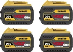 4 Pack DCB609 For Dewalt Flexvolt 20V/60V 12AH Max Li-ion Battery DCB606 DCB615. Fixed Price $151.05.
