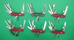Lot X6 Victorinox Swiss Army Huntsman 91MM Folding Pocket Knives Multi Tools. Fixed Price $79.99.